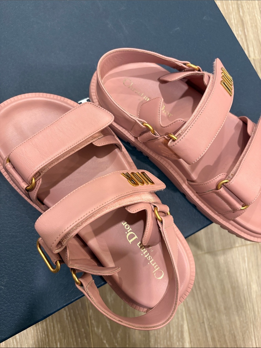 Dior blush  Pink dad Sandals size 37 - Picture 3 of 5